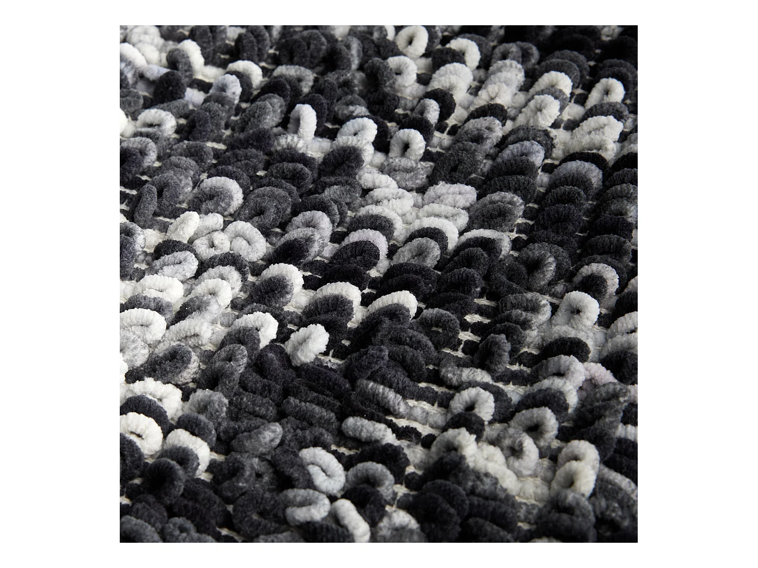 Tapis Loopso Noir Polyester 40x60