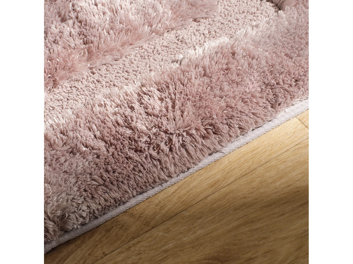 Badteppich Fluffos mittleres Beige 60 x 90