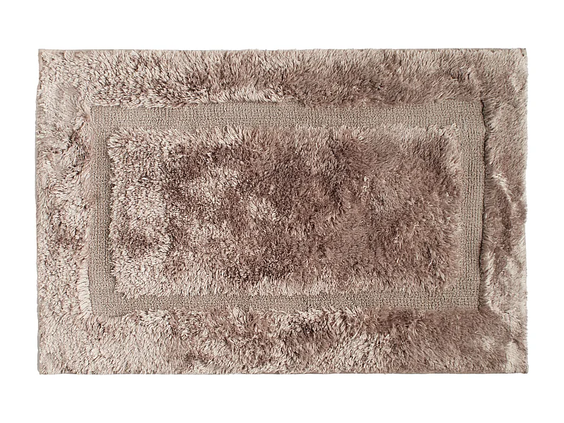 Badteppich Fluffos mittleres Beige 60 x 90