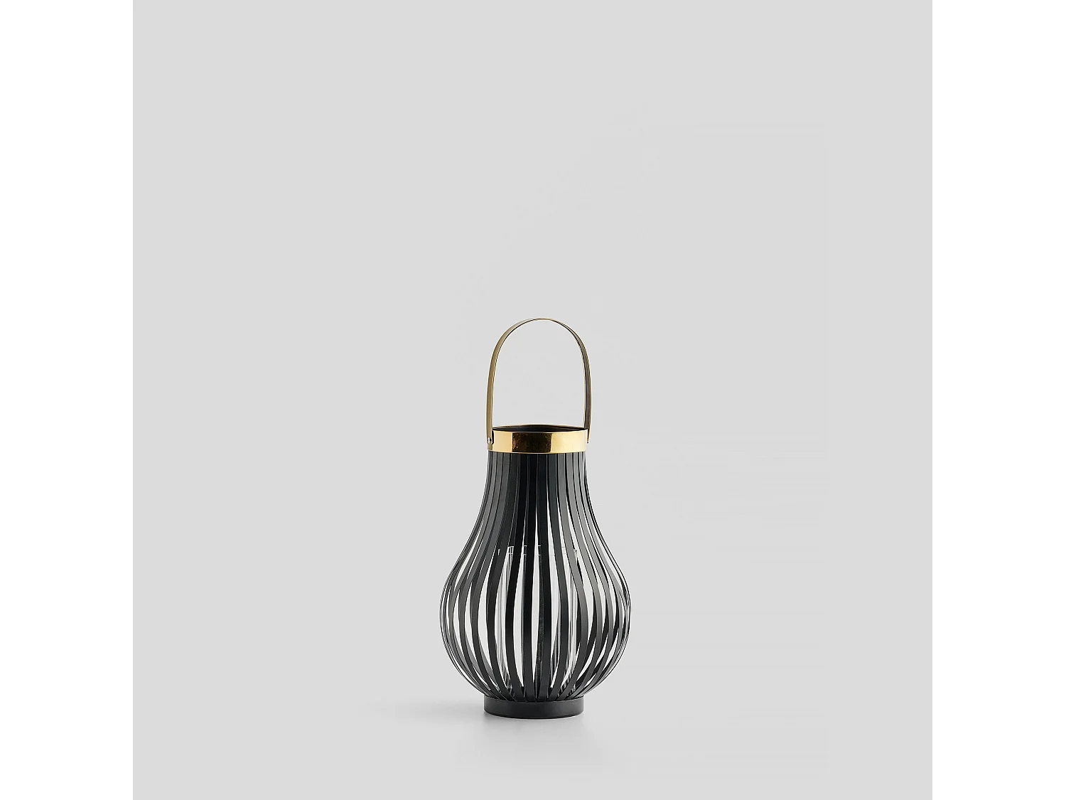 Lanterne Botte Noir Moyen 35 x 24 x 24