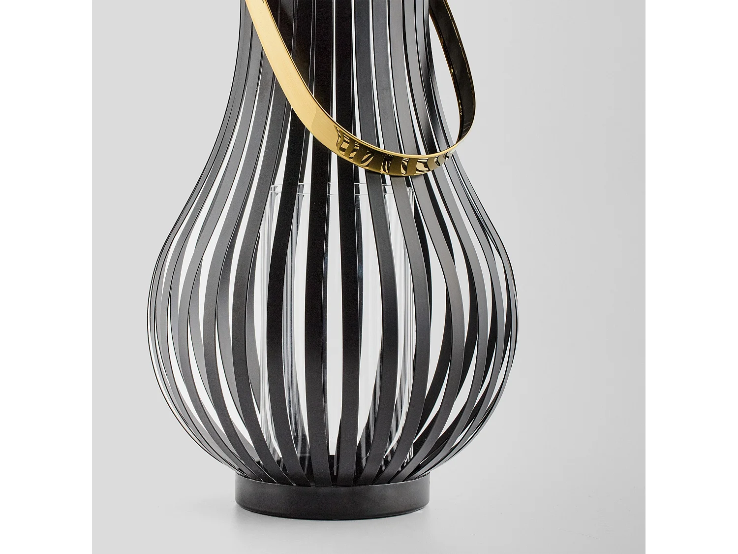 Lanterne Botte Noir Moyen 35 x 24 x 24