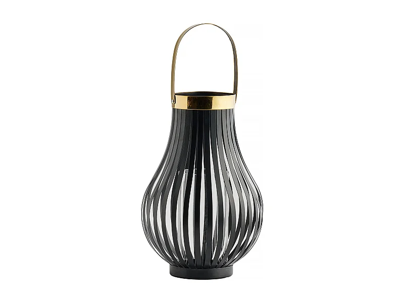 Lanterne Botte Noir Moyen 35 x 24 x 24