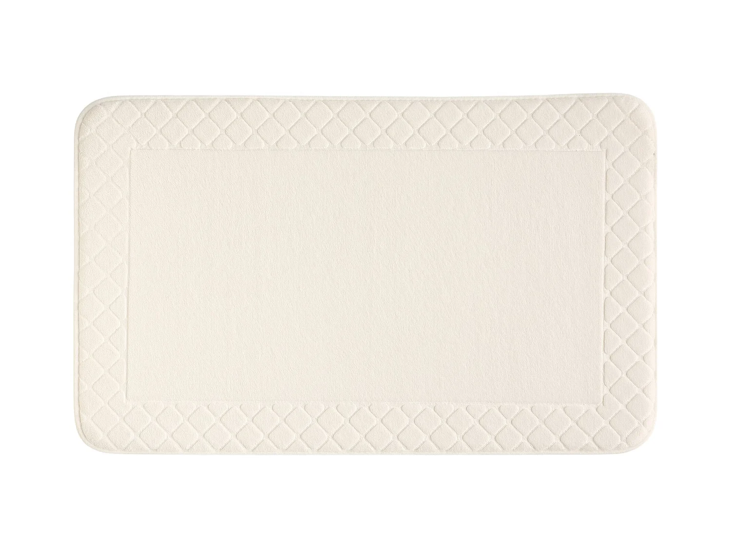 Tapis Hausos écru polyester 50x80