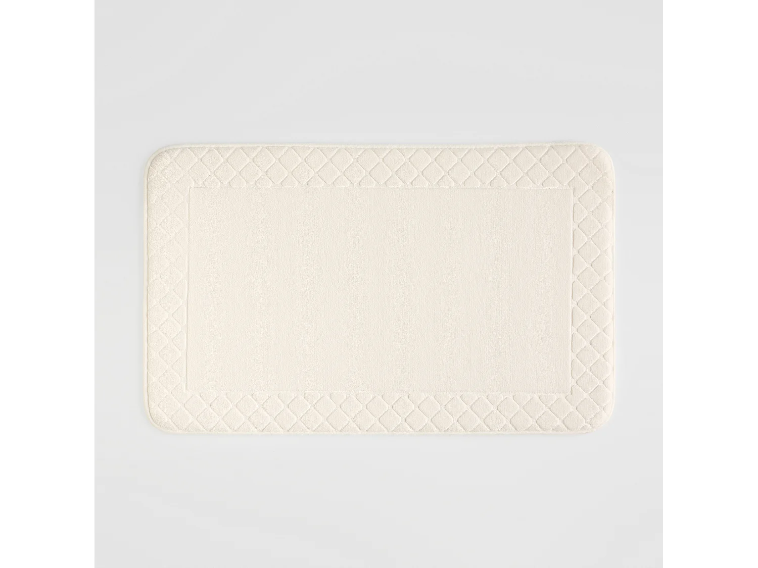 Tapis Hausos écru polyester 50x80