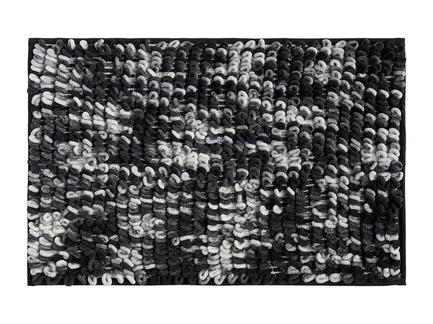 Teppich Loopso mittelschwarz 50 x 80