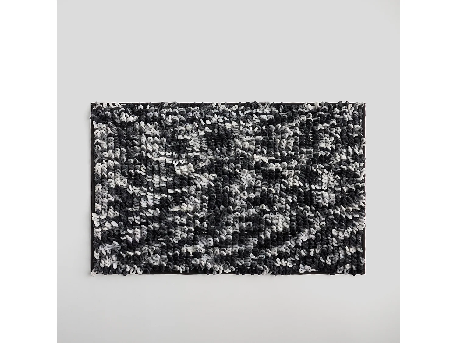 Teppich Loopso mittelschwarz 50 x 80