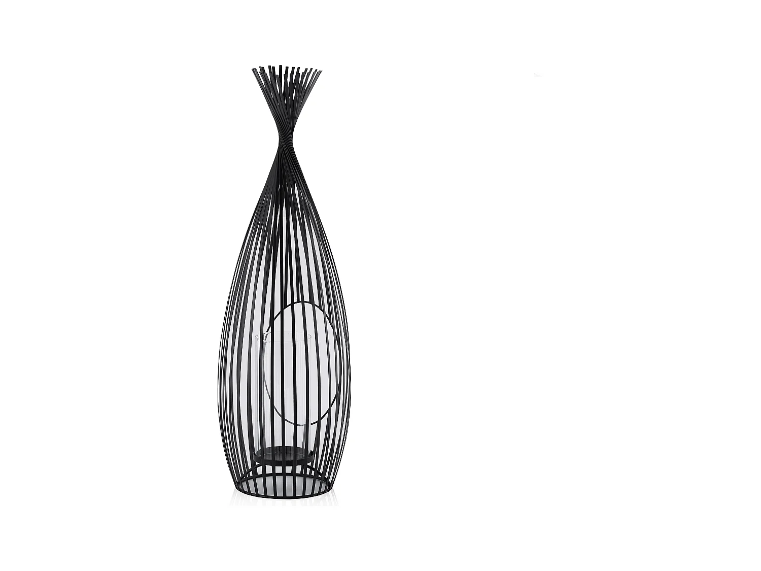 Laterne Bundlis XL mittelschwarz 70 cm