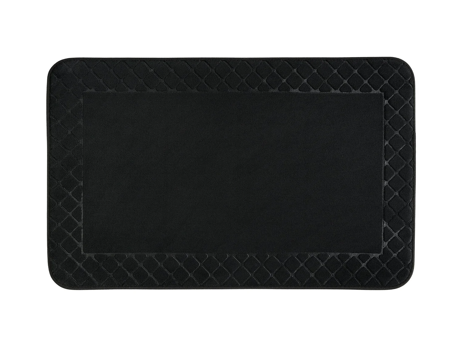Tapis Hausos Noir Polyester 50x80