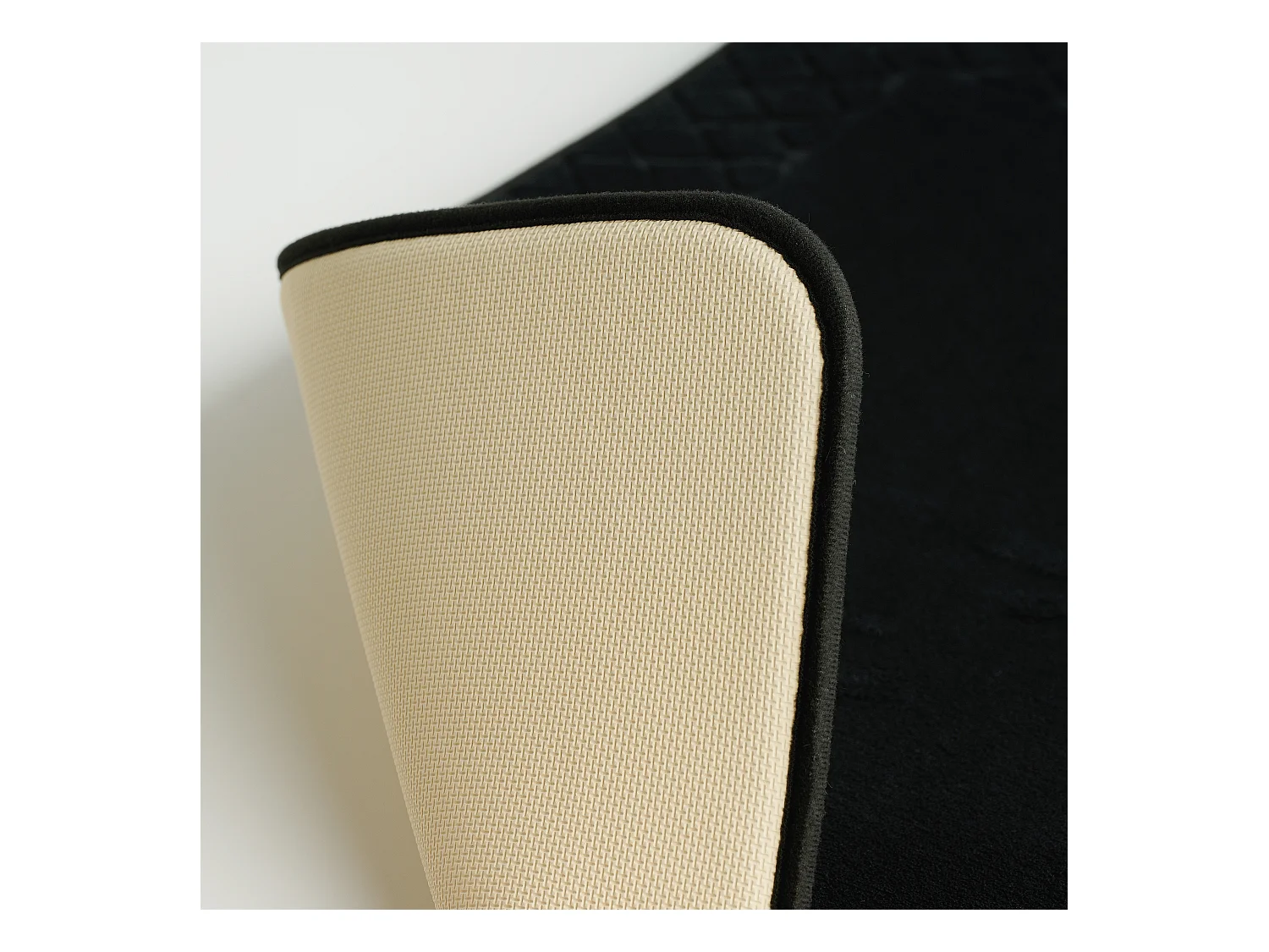 Tapis Hausos Noir Polyester 50x80