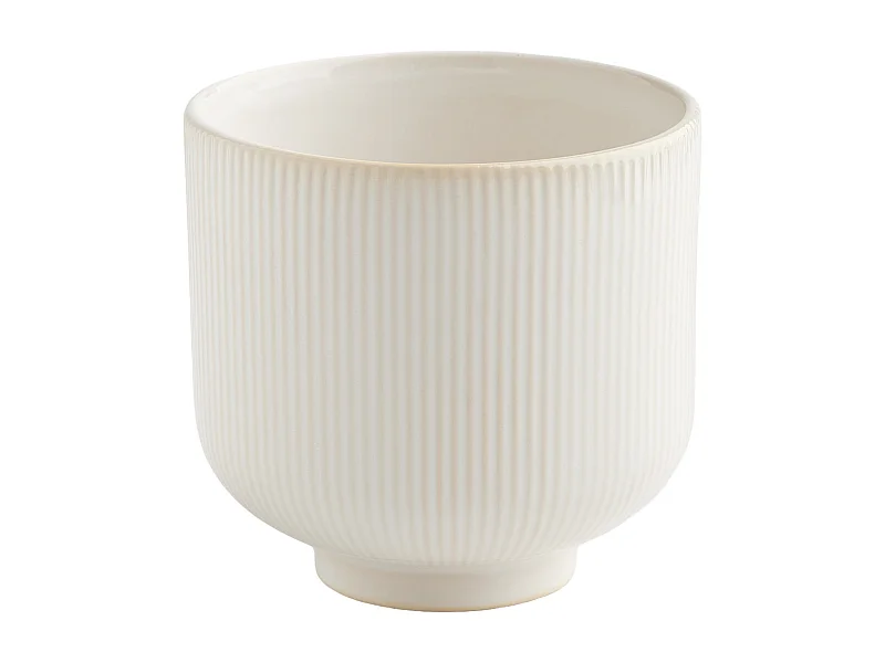 Cache pot Silken Beige Moyen 13x14