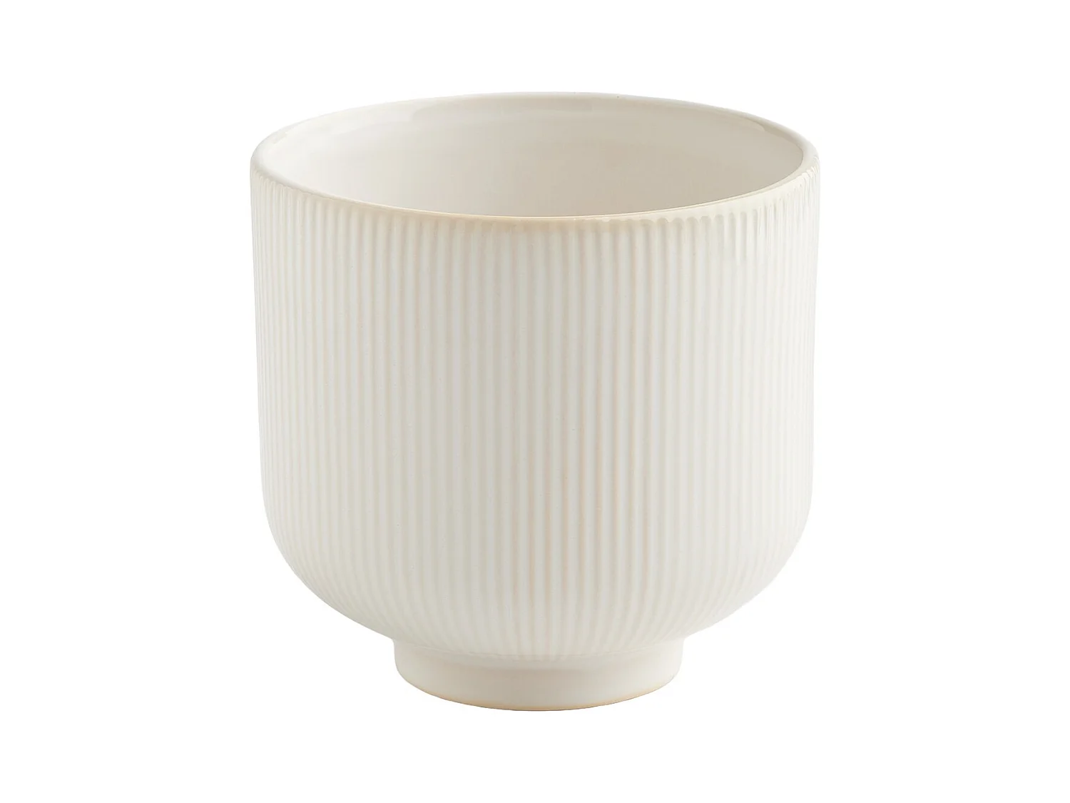 Blumentopf Silken mittleres Beige 13 x 14