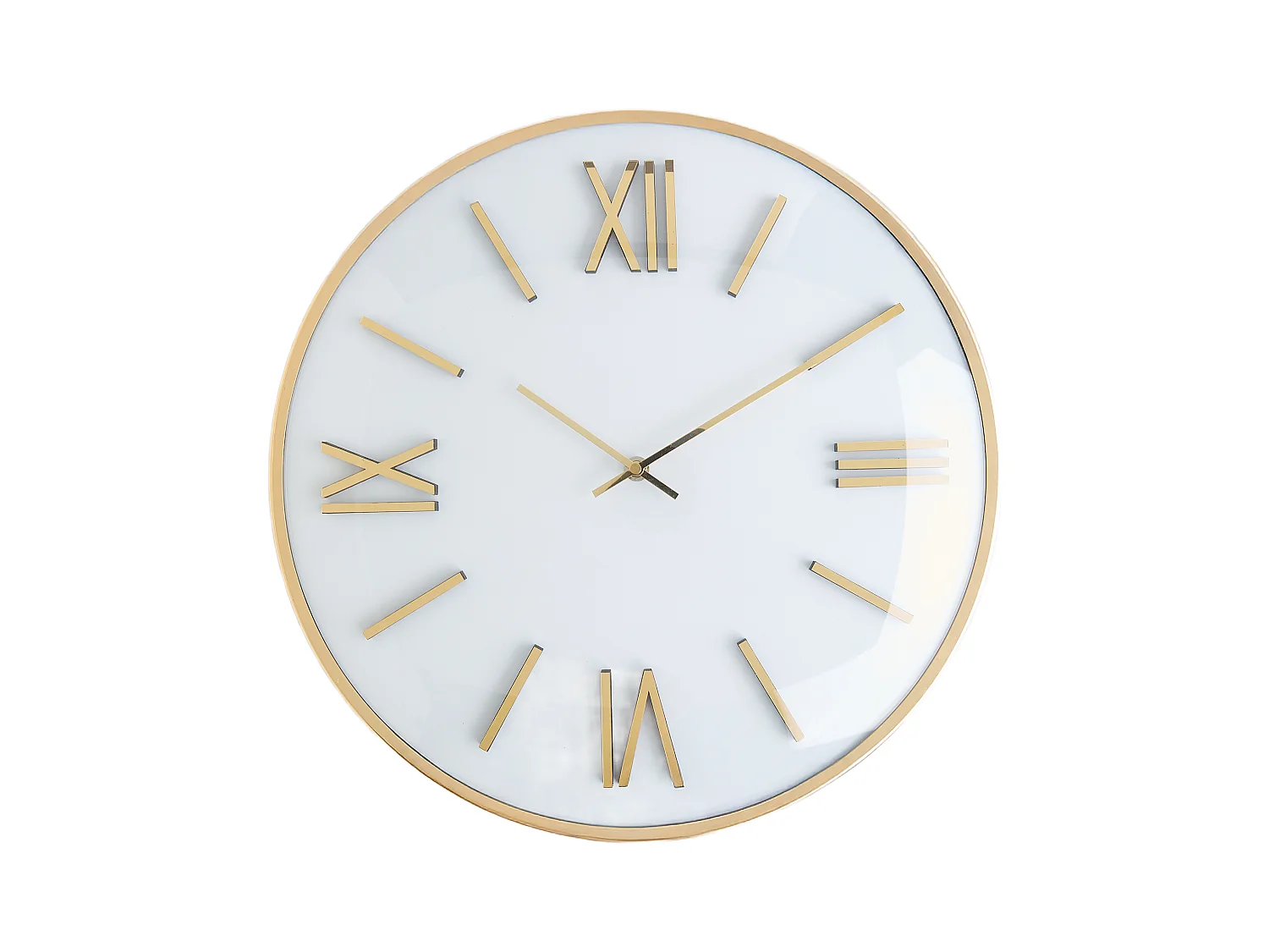 Wanduhr Luminis mittleres Gold 40.5 cm