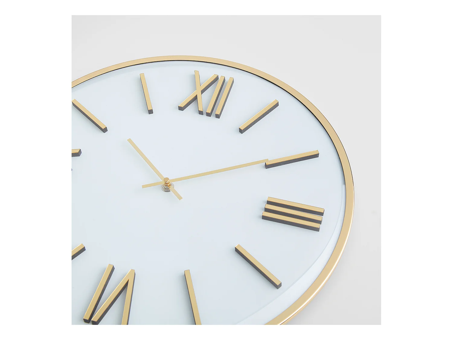 Wanduhr Luminis mittleres Gold 40.5 cm