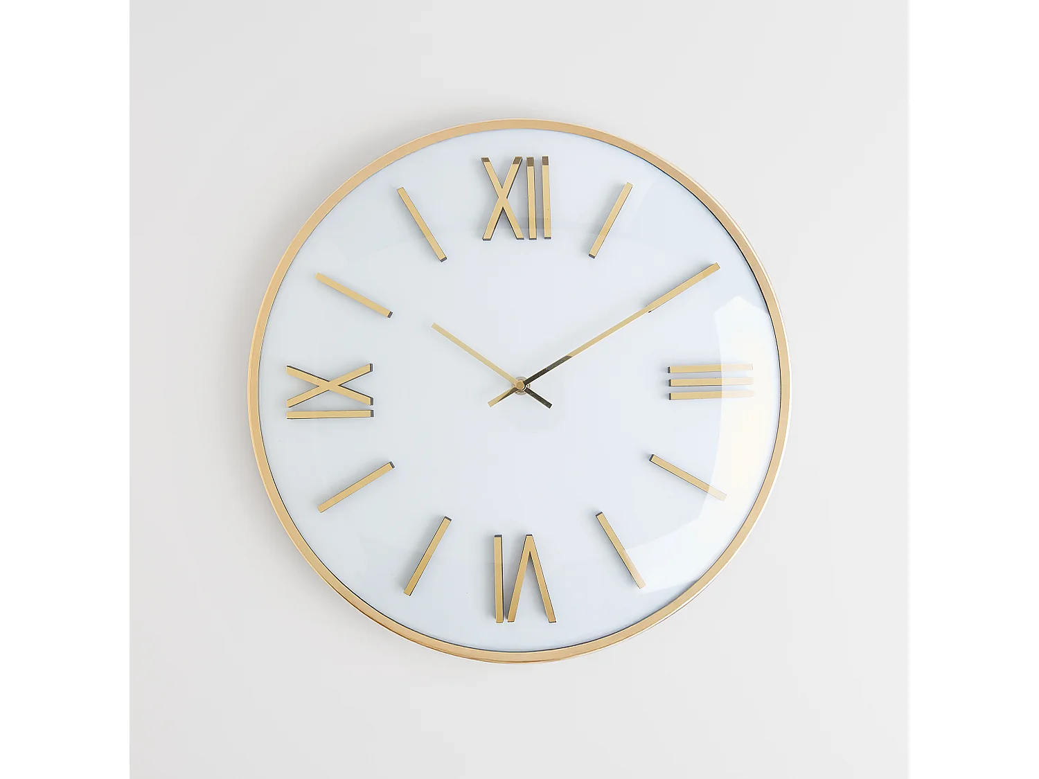 Wanduhr Luminis mittleres Gold 40.5 cm