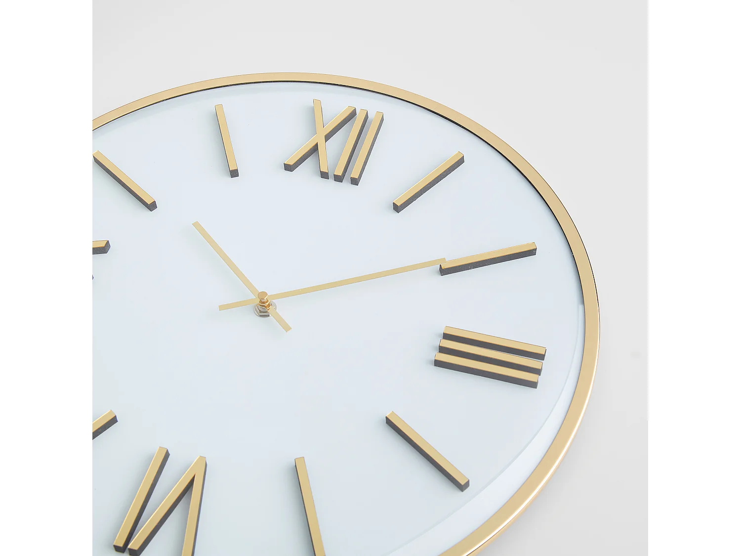 Wanduhr Luminis mittleres Gold 40.5 cm