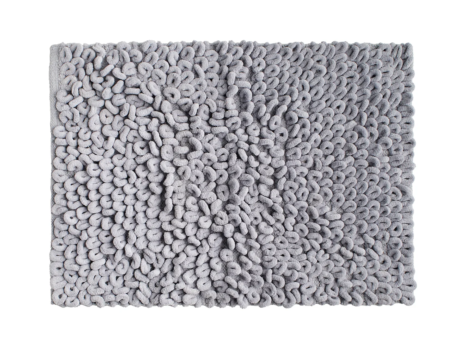 Badteppich Loopino Hellgrau 60x90 cm