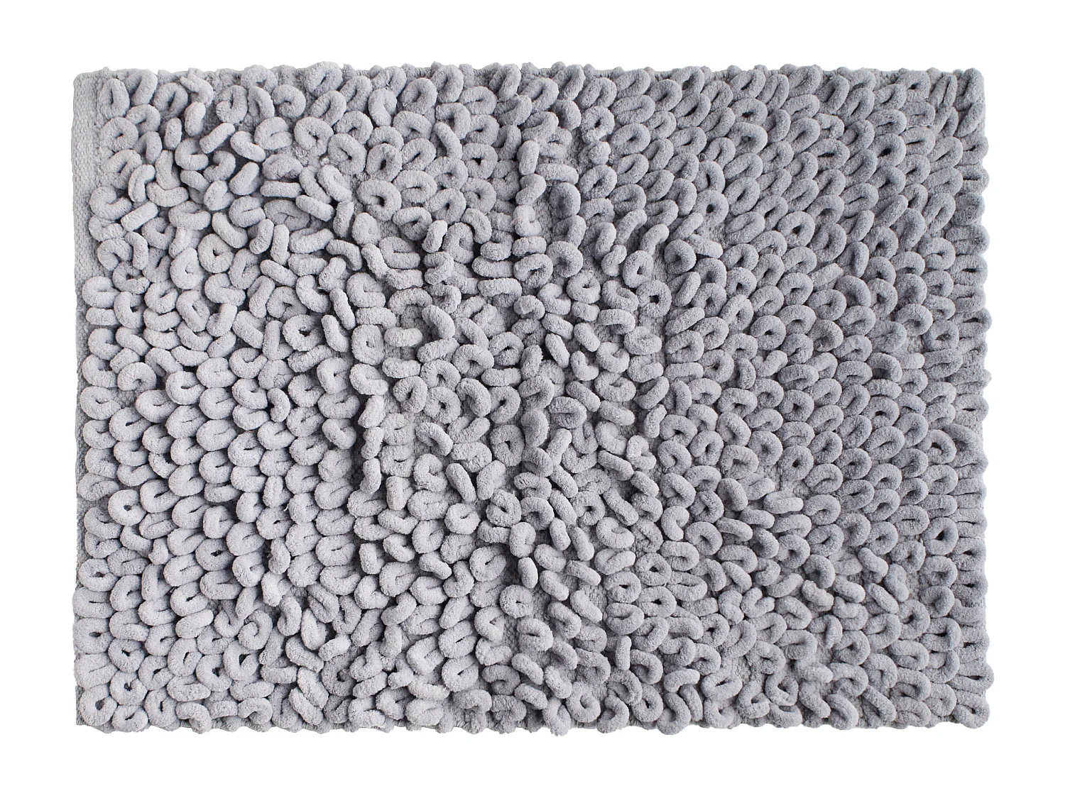 Badteppich Loopino Hellgrau 60x90 cm