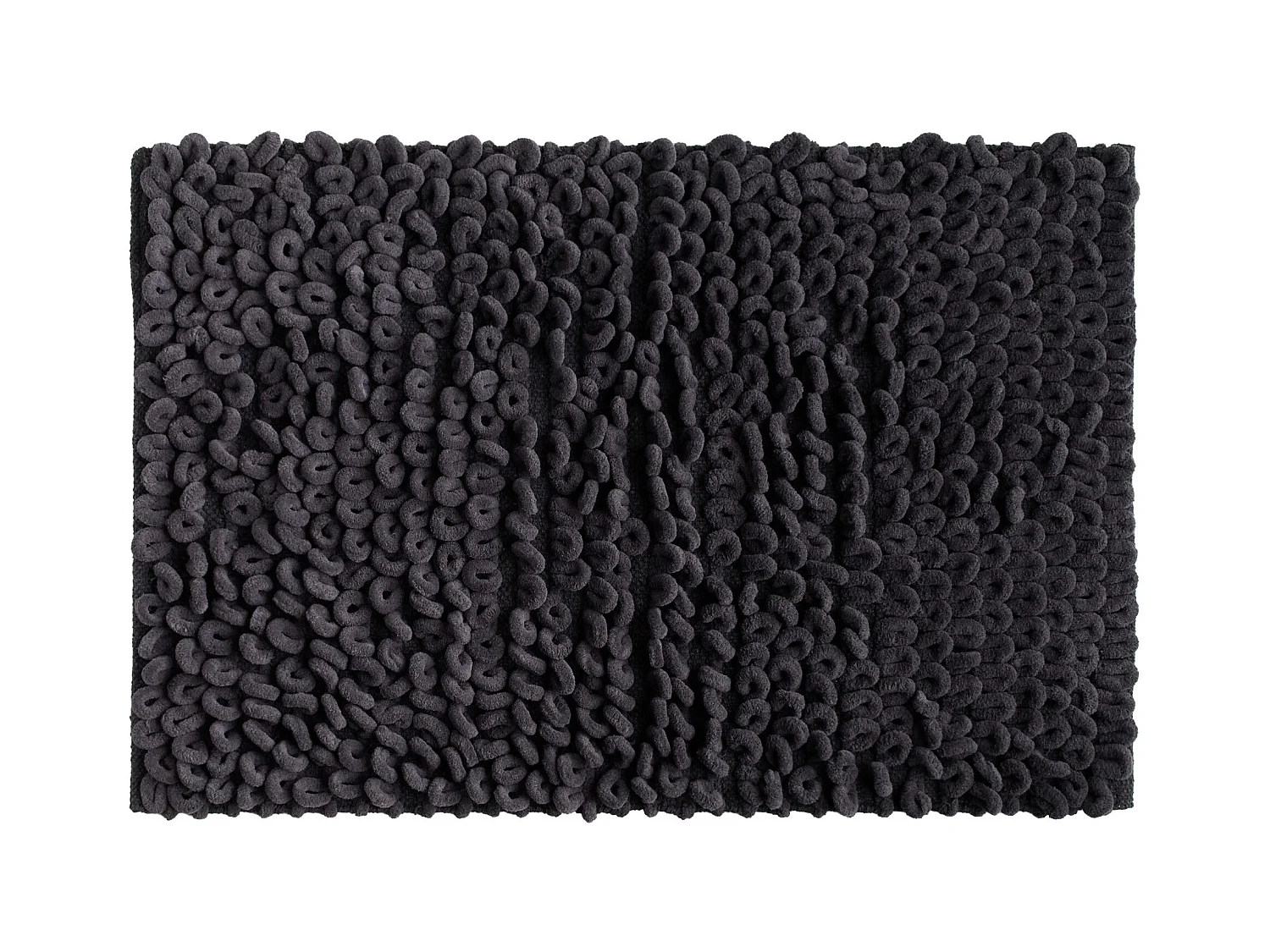 Badteppich Loopino Dunkelgrau 60x90 cm