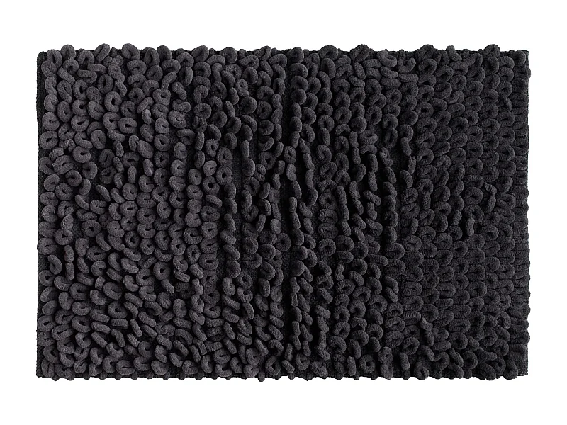 Badteppich Loopino Dunkelgrau 60x90 cm