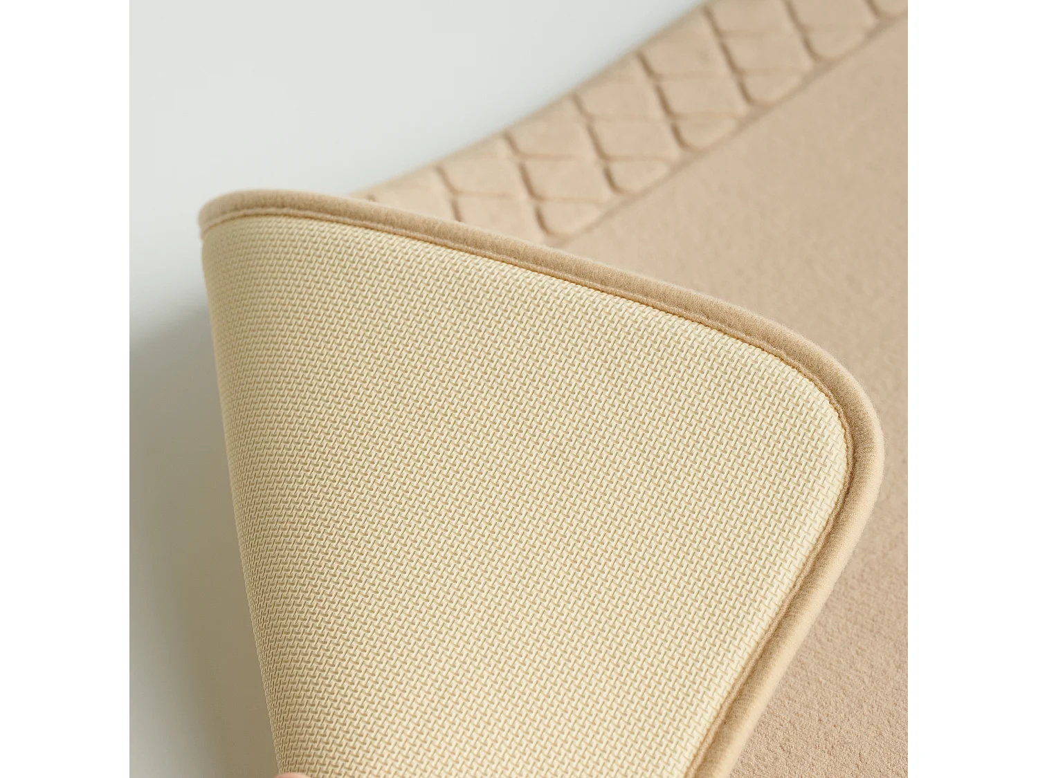 Teppich Hausos mittleres Beige 50 x 80