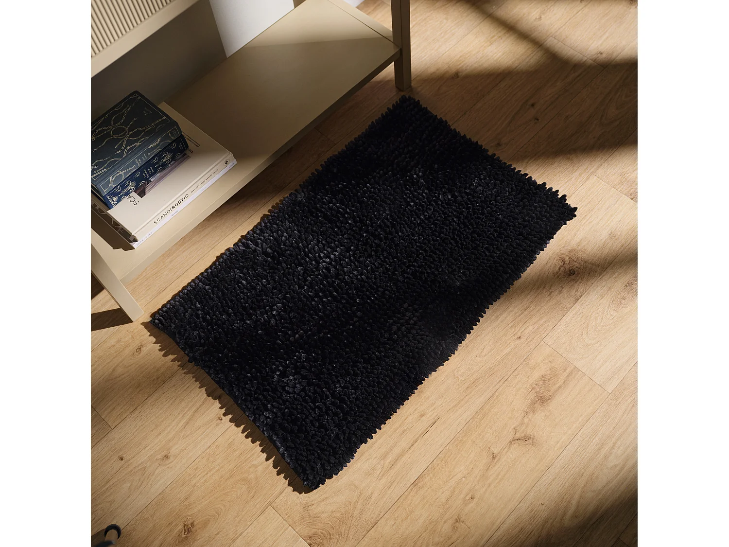 Teppich Nimossos Mittelschwarz 50x80