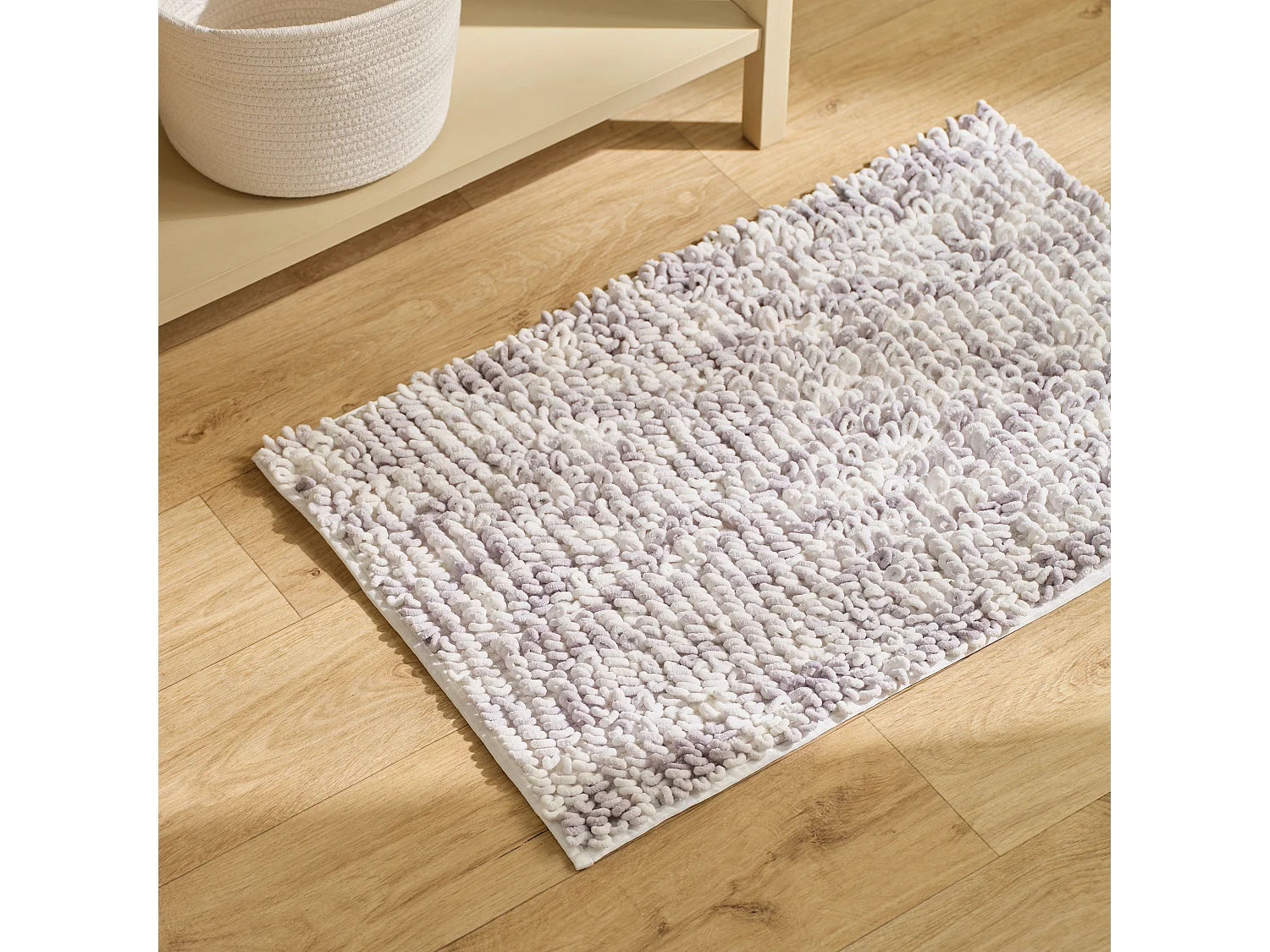 Tapis Loopso Gris Moyen Polyester 50x80