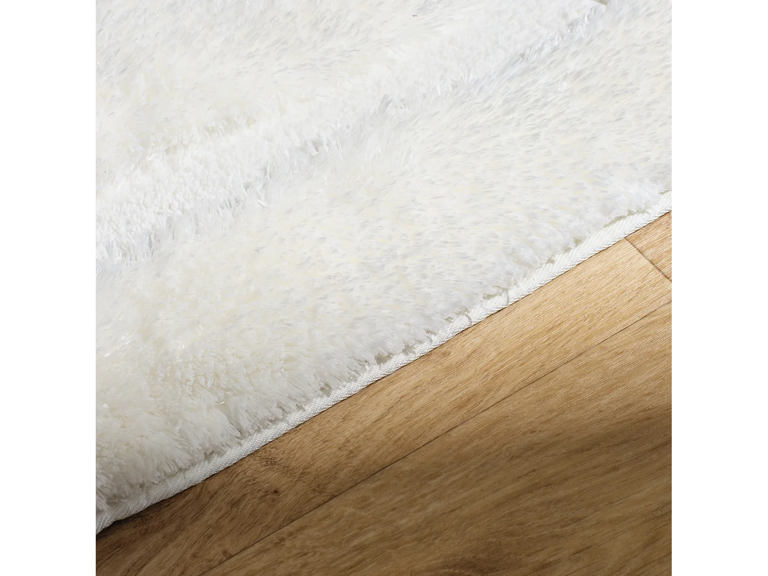 Badteppich Fluffos mittel ecru 60 x 90
