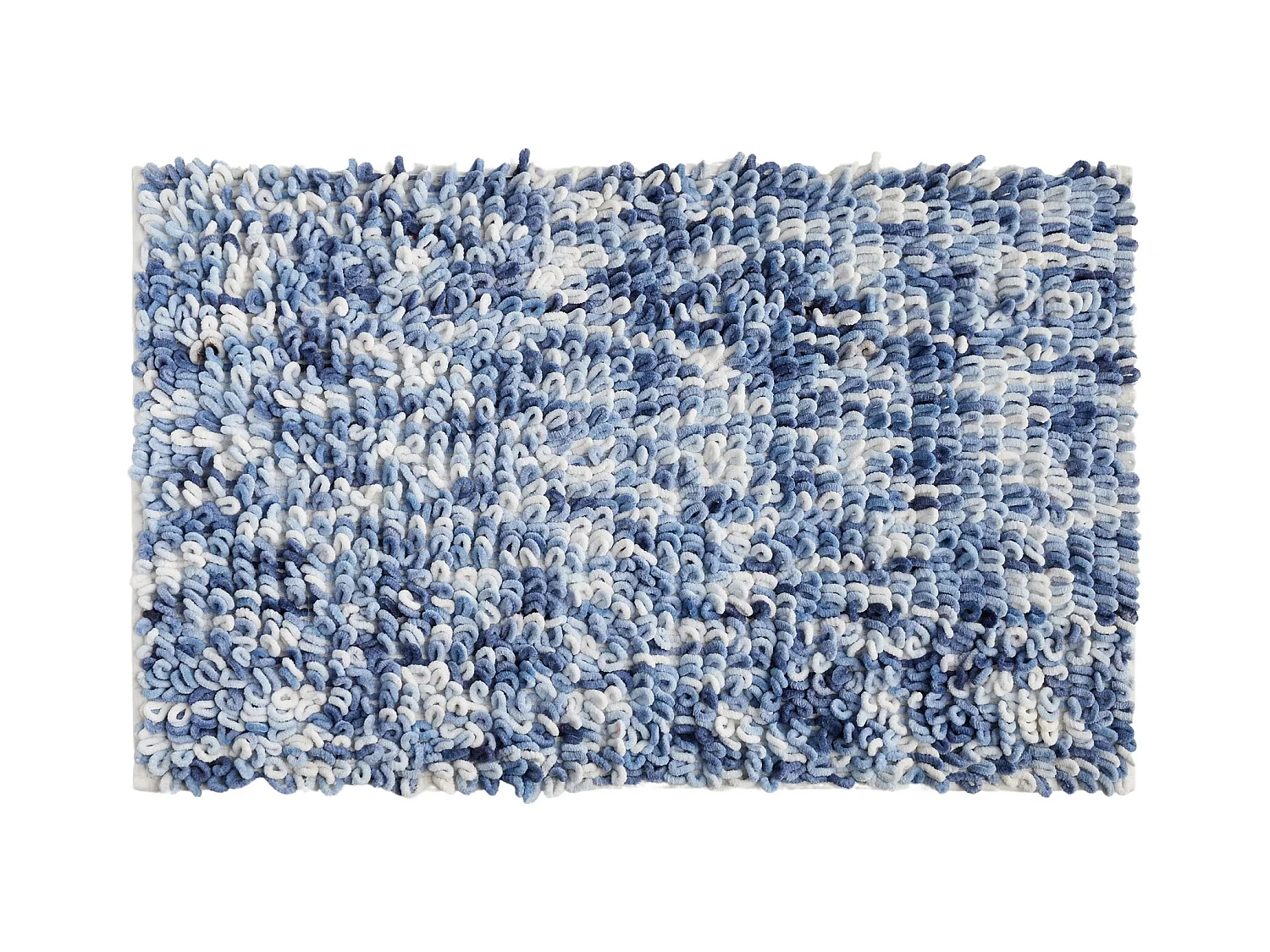 Tapis Loopso Bleu Moyen Polyester 50x80