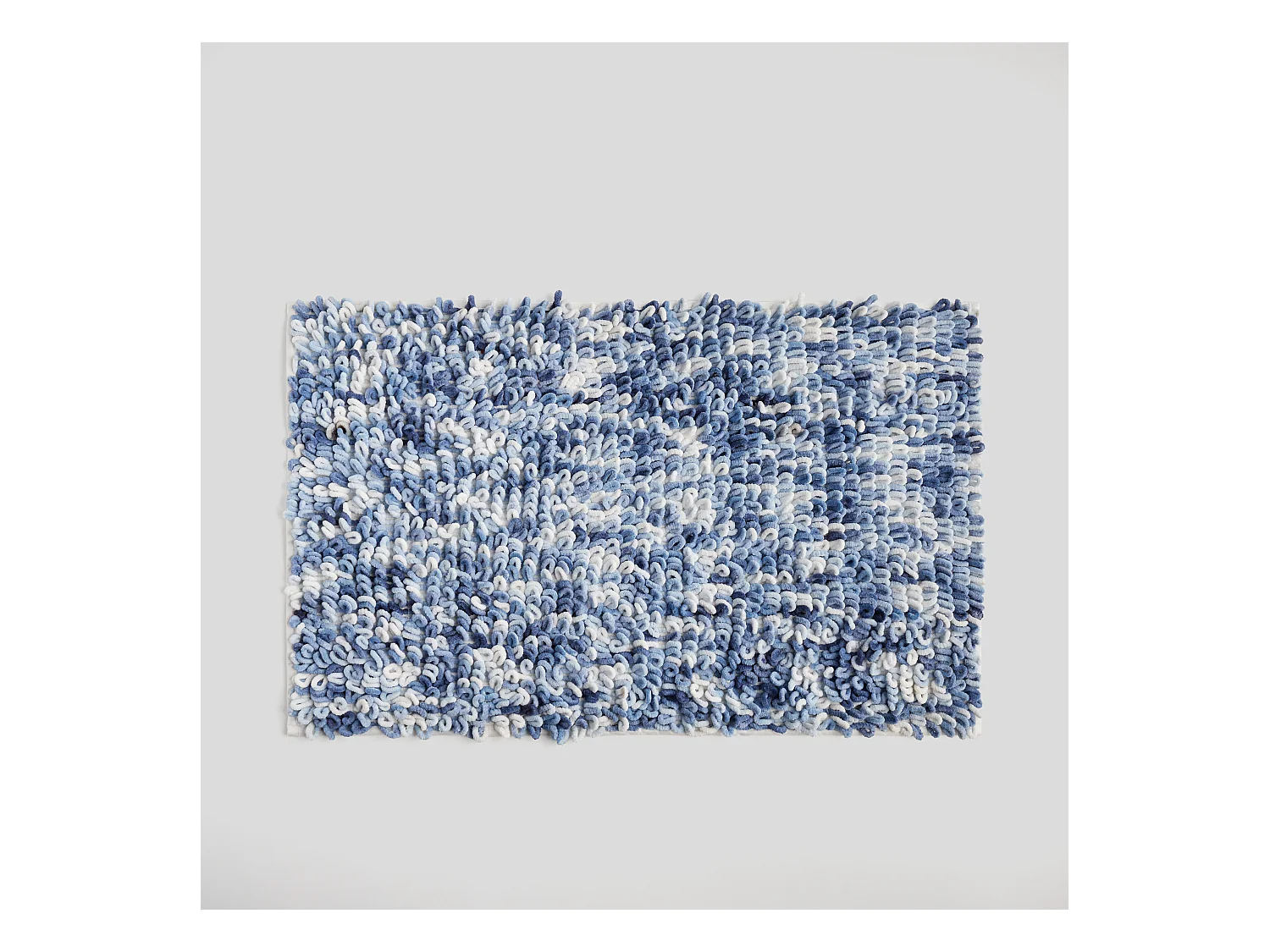 Tapis Loopso Bleu Moyen Polyester 50x80