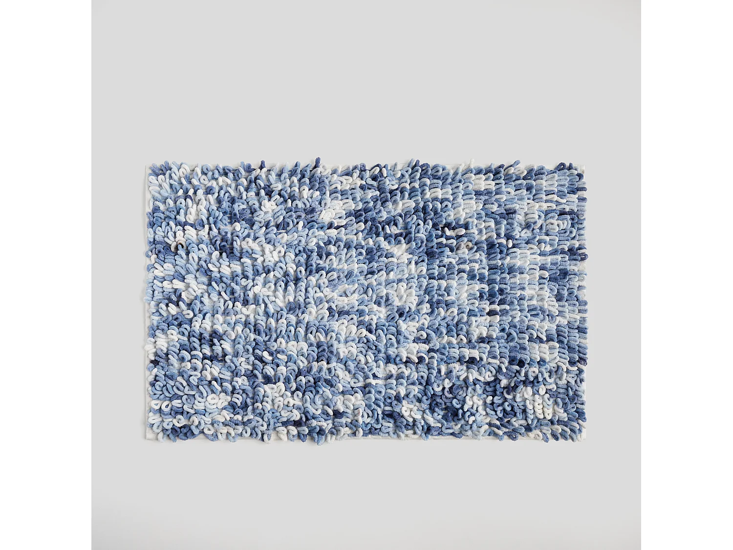 Teppich Loopso mittelblau 50 x 80