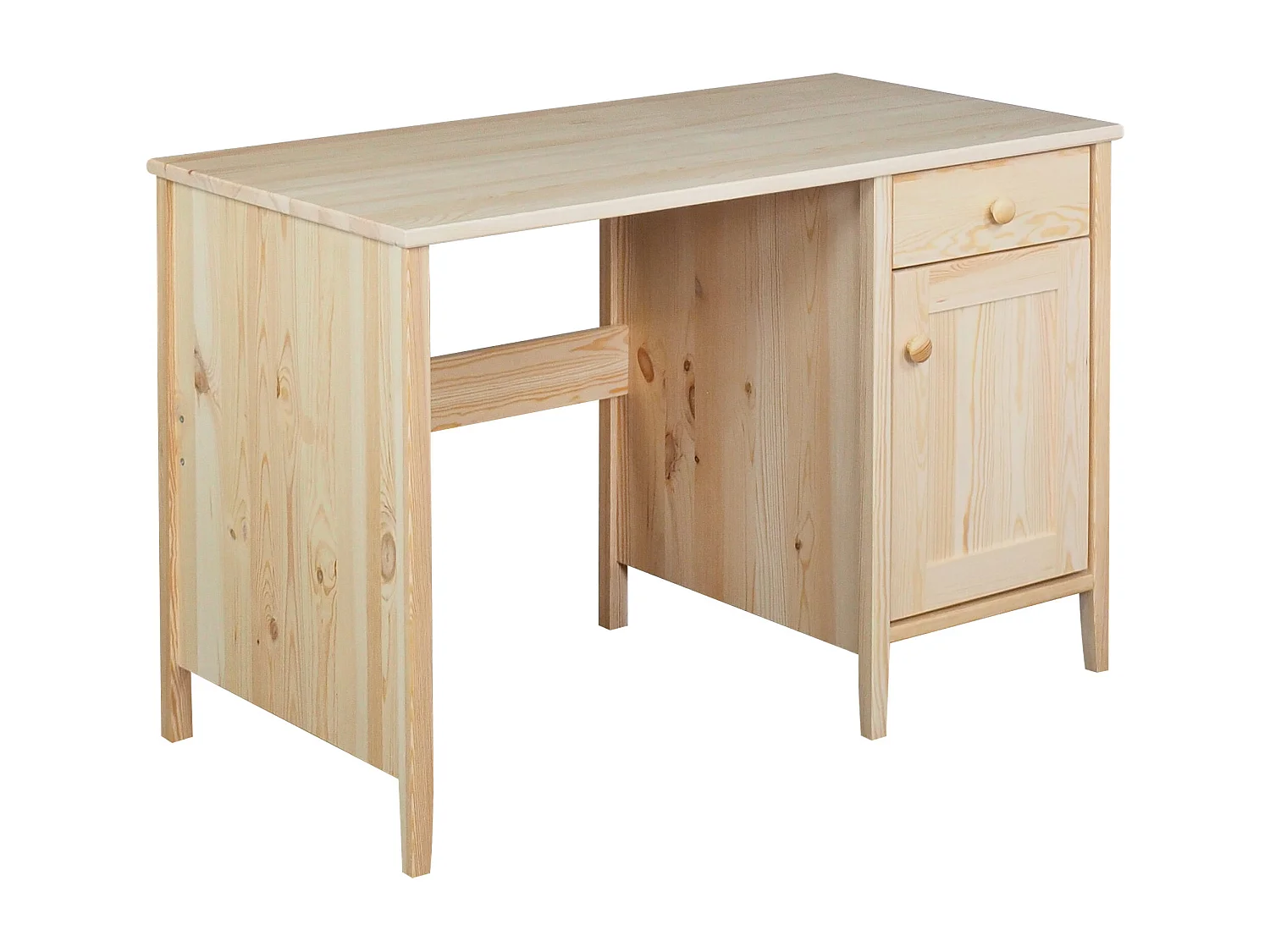 Biurko Colorado I drewniane, sosnowe