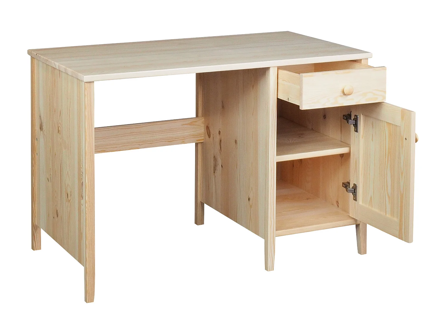 Biurko Colorado I drewniane, sosnowe