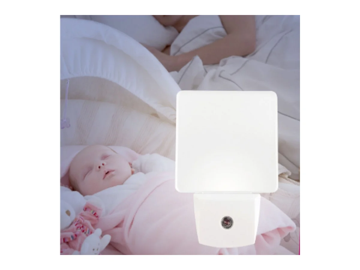 Lot de 2 veilleuses crépusculaires automatiques - Blanc - Otio