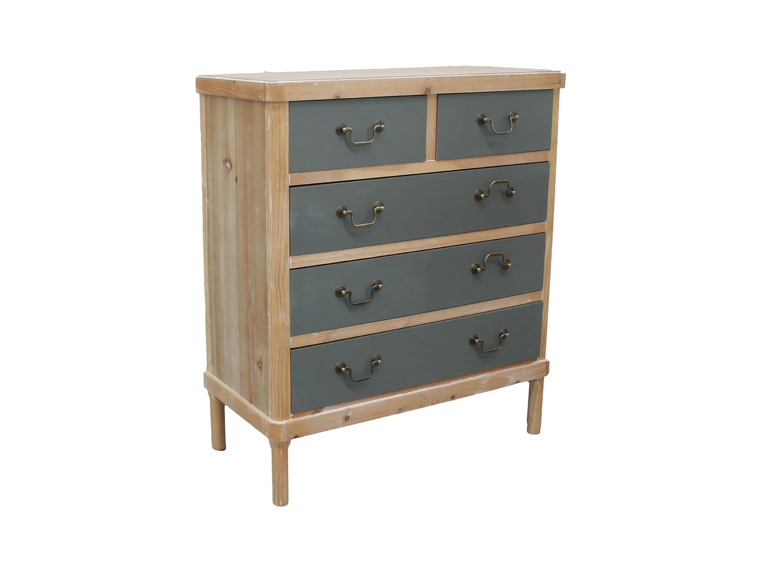 Comò “Elisabetta” colore Miele in legno di Pino e MDF