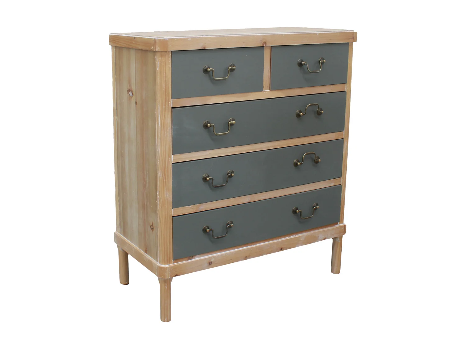 Comò “Elisabetta” colore Miele in legno di Pino e MDF