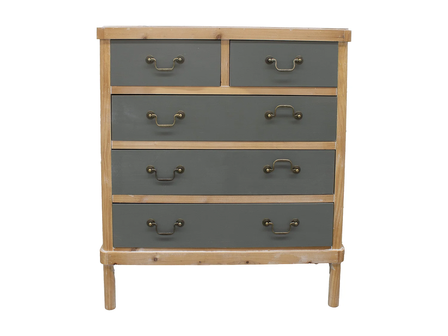 Comò “Elisabetta” colore Miele in legno di Pino e MDF