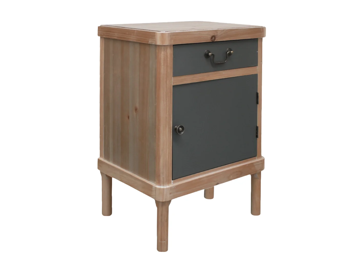 Comodino “Elisabetta” colore Miele in legno di Pino e MDF