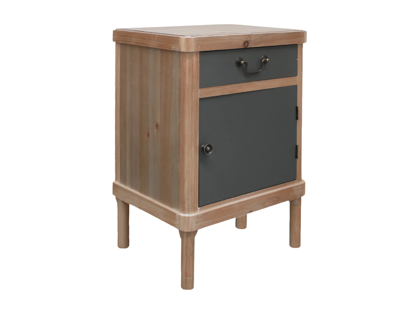 Comodino “Elisabetta” colore Miele in legno di Pino e MDF