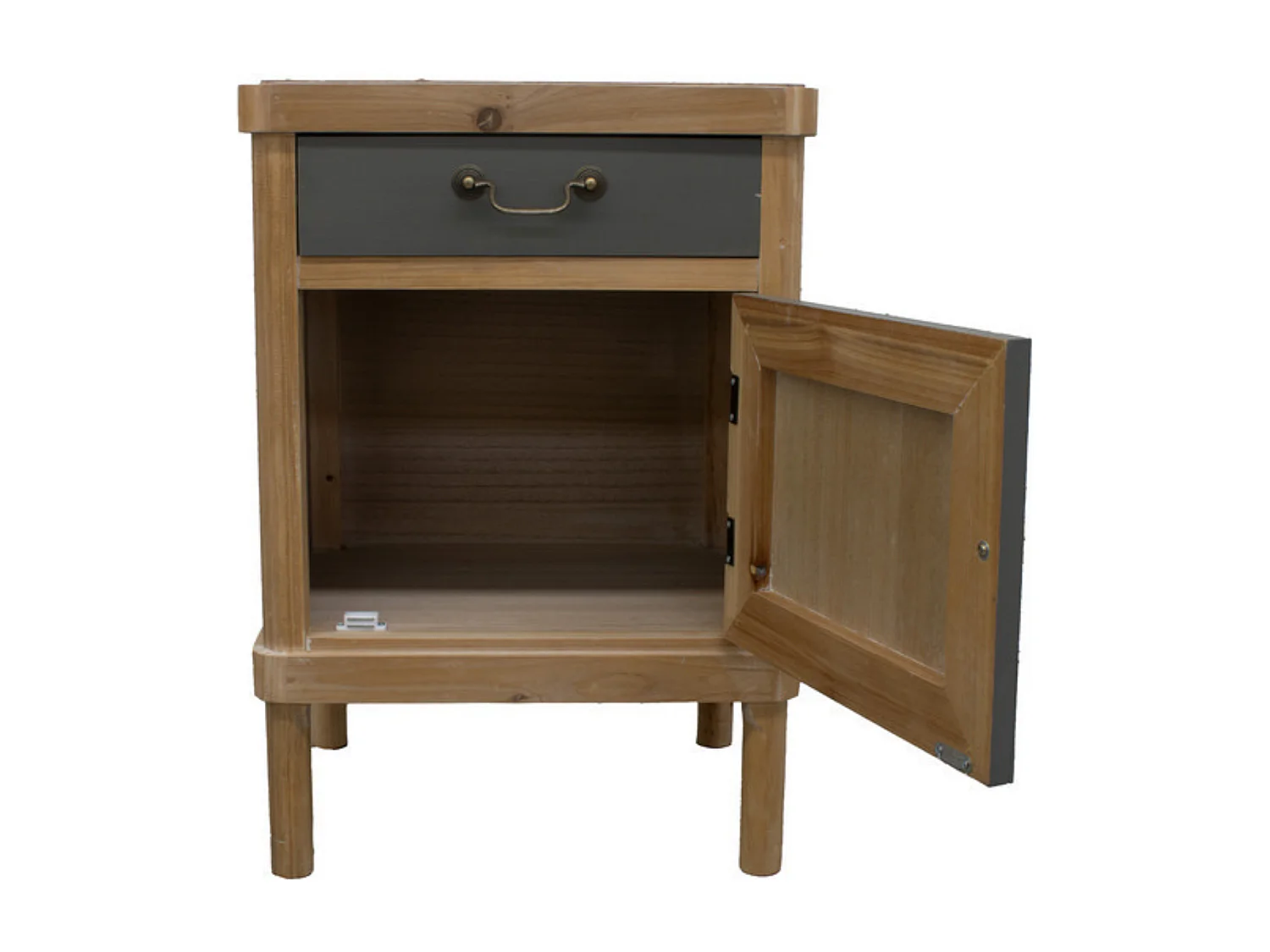 Comodino “Elisabetta” colore Miele in legno di Pino e MDF