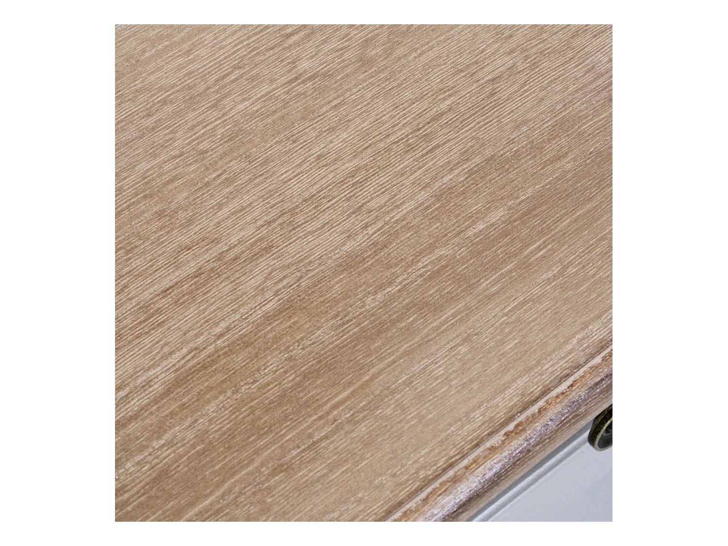 Consolle con 3 cassetti colore grigio in legno di pino “Vicenzo”