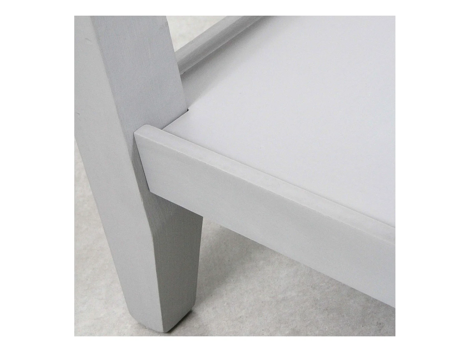 Consolle con 3 cassetti colore grigio in legno di pino “Vicenzo”