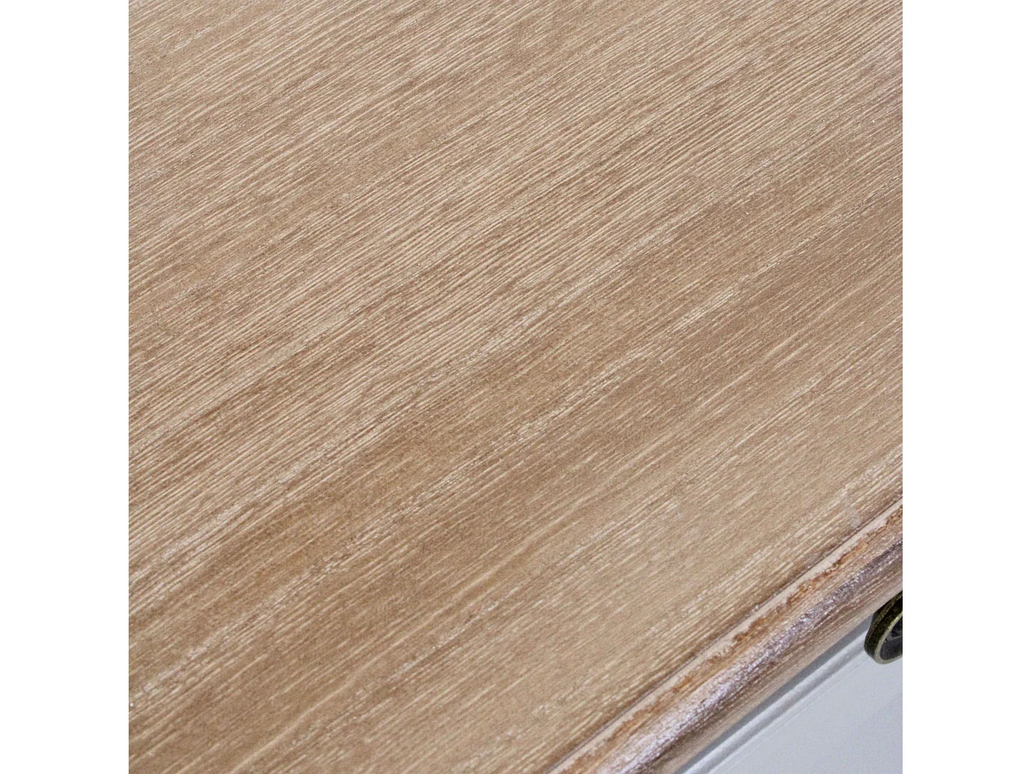 Consolle con 3 cassetti colore grigio in legno di pino “Vicenzo”