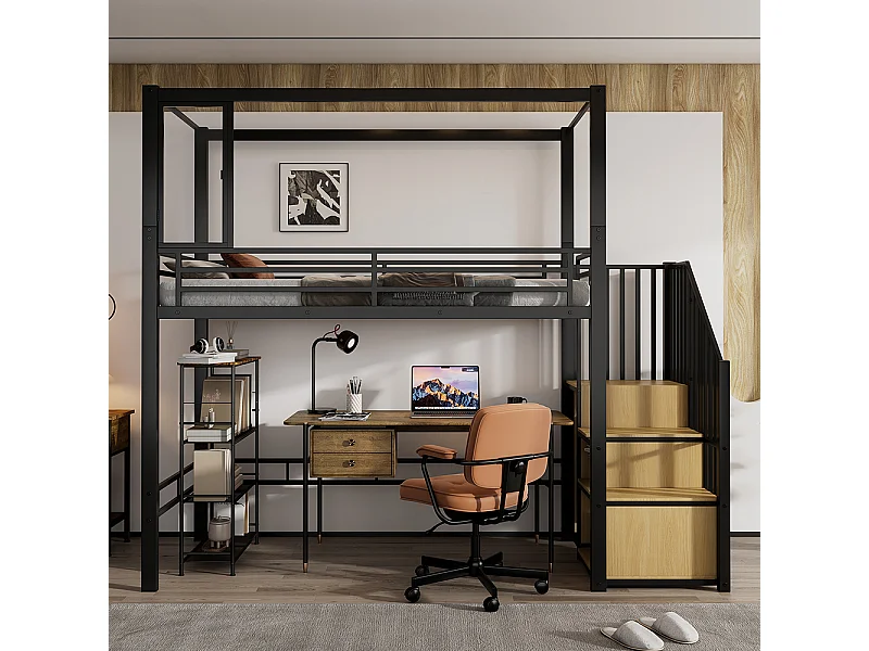 Max stapelbed met extra bed 120 x 200 cm - Elke kleur - €1499.99