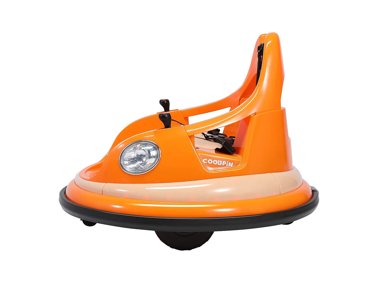 Auto-tamponneuse HOMEMIYN 12 V, 2 vitesses ✓ ASTM. Télécommande, Bluetooth + LED, rotation à 360°, harnais 5 points. Pour les 1,5 à 5 ans. Bleu.