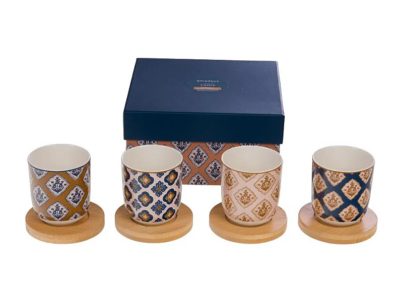 Coffret de 4 tasses expresso Laure