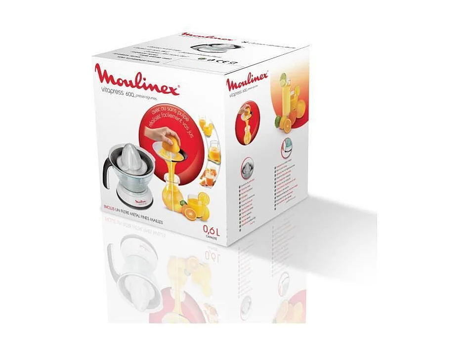 Exprimidor eléctrico MOULINEX PC300B10 Vitapress - Blanco 0,6 L 25W