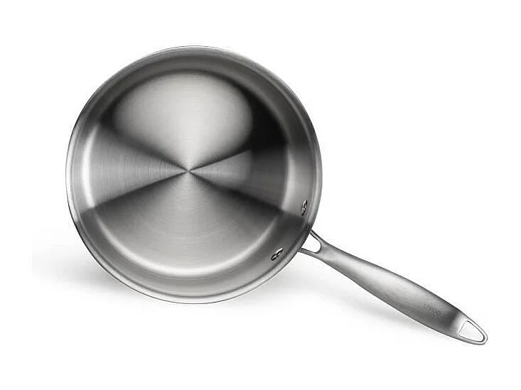 Cacerola Brigade de acero inoxidable 18/10, 18 cm, apta para todo tipo de cocinas, incluida la de inducción.