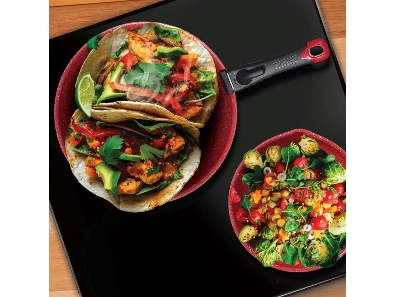 Batterie de cuisine - ARTHUR MARTIN - AMR41 - Batterie de cuisine 10 pieces - Tous feux dont induction