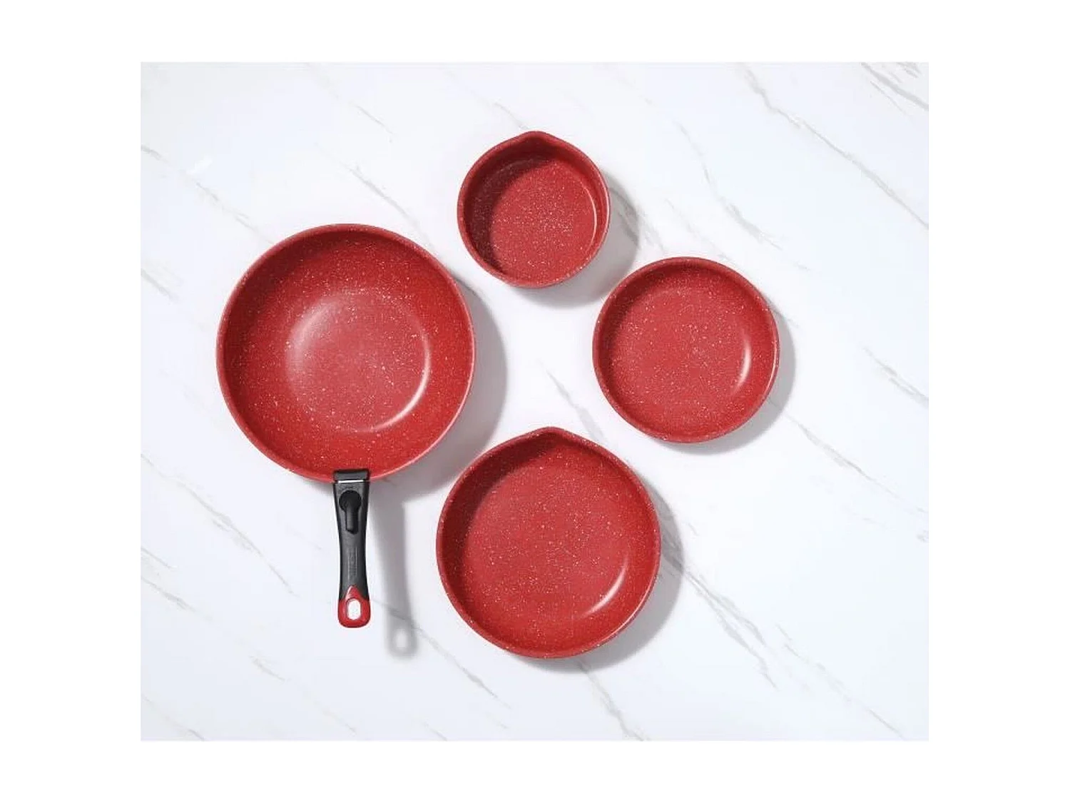 Batterie de cuisine - ARTHUR MARTIN - AMR88 - Batterie de cuisine 8 pieces - Tous feux dont induction