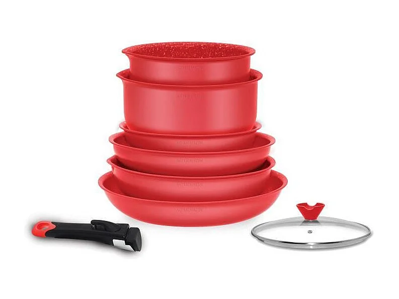 Batterie de cuisine - ARTHUR MARTIN - AMR88 - Batterie de cuisine 8 pieces - Tous feux dont induction